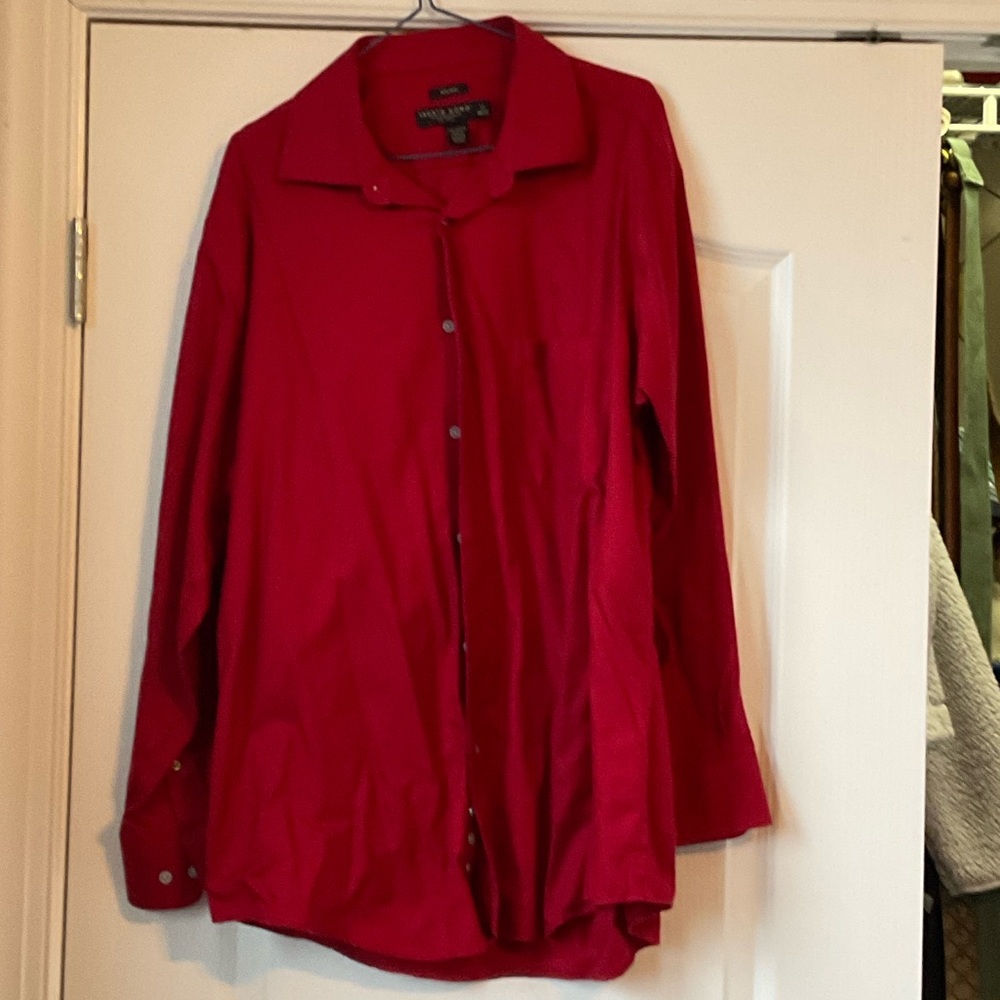 Pronto Uomo Classic Red Button-Up Jacket